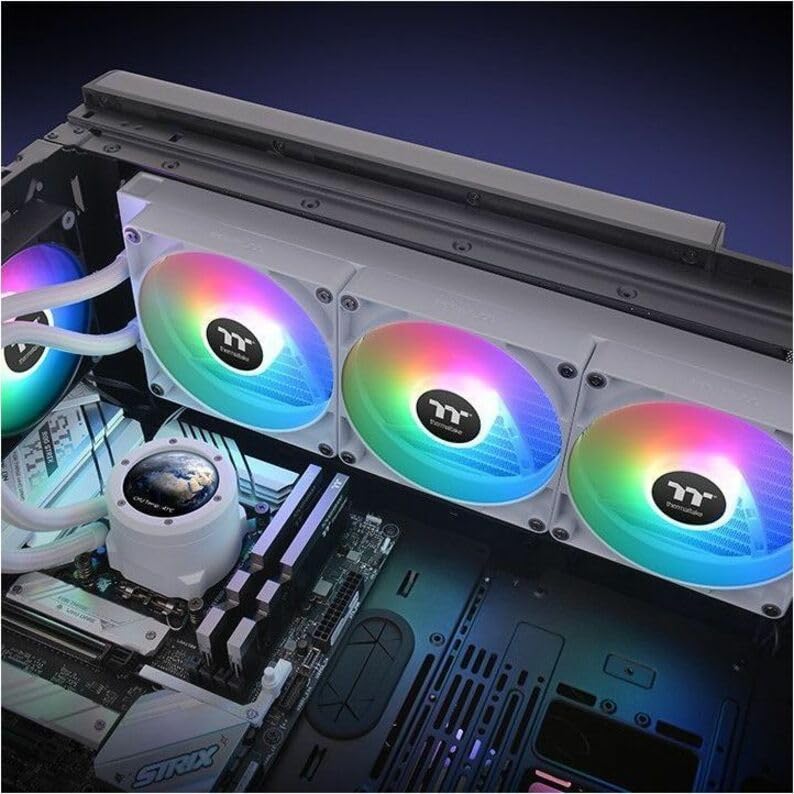 Thermaltake TH360 V2 Ultra ARGB Sync/AlO Liquid Cooler/ARGB Fan 120   3/PWM 500 1500rpm/Water Block 2 1 LCD/Black  CL W384 PL12SW A