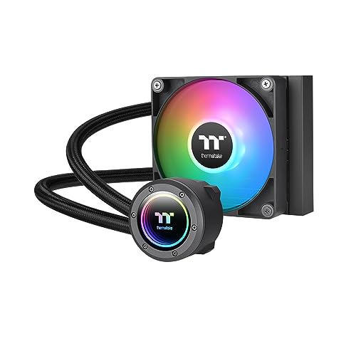 Thermaltake TH360 V2 Ultra ARGB Sync/AlO Liquid Cooler/ARGB Fan 120   3/PWM 500 1500rpm/Water Block 2 1 LCD/Black  CL W384 PL12SW A