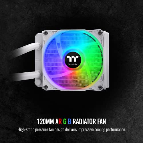 Thermaltake TH360 V2 Ultra ARGB Sync/AlO Liquid Cooler/ARGB Fan 120   3/PWM 500 1500rpm/Water Block 2 1 LCD/Black  CL W384 PL12SW A