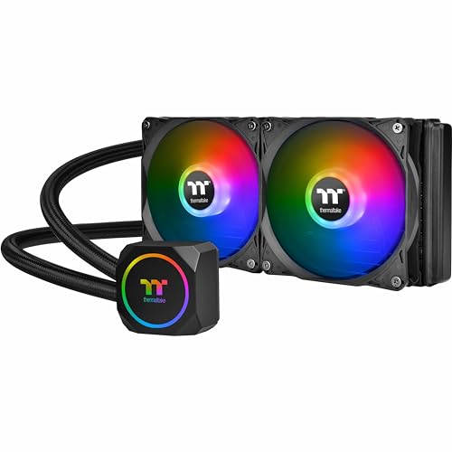 Thermaltake TH360 V2 Ultra ARGB Sync/AlO Liquid Cooler/ARGB Fan 120   3/PWM 500 1500rpm/Water Block 2 1 LCD/Black  CL W384 PL12SW A