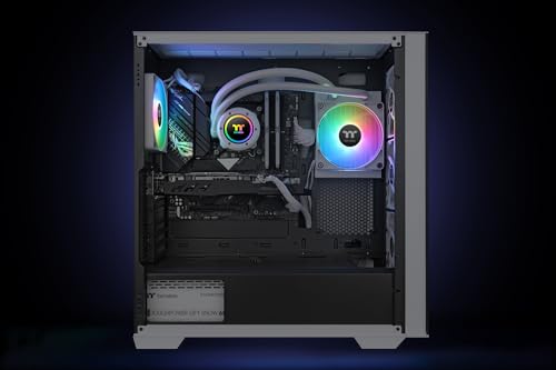 Thermaltake TH360 V2 Ultra ARGB Sync/AlO Liquid Cooler/ARGB Fan 120   3/PWM 500 1500rpm/Water Block 2 1 LCD/Black  CL W384 PL12SW A