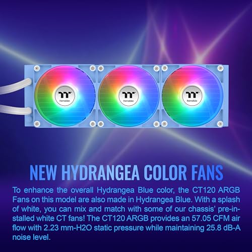 Thermaltake TH360 V2 Ultra ARGB Sync/AlO Liquid Cooler/ARGB Fan 120   3/PWM 500 1500rpm/Water Block 2 1 LCD/Black  CL W384 PL12SW A