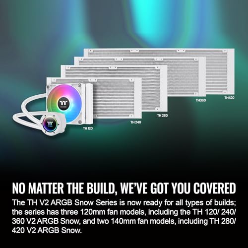 Thermaltake TH360 V2 Ultra ARGB Sync/AlO Liquid Cooler/ARGB Fan 120   3/PWM 500 1500rpm/Water Block 2 1 LCD/Black  CL W384 PL12SW A
