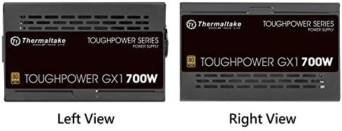 Thermaltake Toughpower GT 850W ATX 3 1 Standard Power Supply; 80 Plus Gold Efficiency; Smart Zero Fan; Native 450W PCIe 5 1 Connector; PS TPT 0850FNFAGU 3; 5 Year Warranty