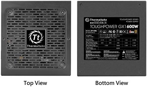 Thermaltake Toughpower GT 850W ATX 3 1 Standard Power Supply; 80 Plus Gold Efficiency; Smart Zero Fan; Native 450W PCIe 5 1 Connector; PS TPT 0850FNFAGU 3; 5 Year Warranty