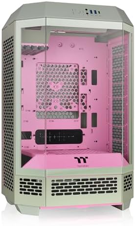 Thermaltake Tower 300 Black Micro ATX Case; 2x140mm CT Fan Included; Support Up to 420mm Radiator; Optional Chassis Stand Kit Allows Horizontal Display; CA 1Y4 00S1WN AZ; 3 Year Warranty