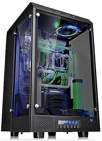 Thermaltake Tower 300 Black Micro ATX Case; 2x140mm CT Fan Included; Support Up to 420mm Radiator; Optional Chassis Stand Kit Allows Horizontal Display; CA 1Y4 00S1WN AZ; 3 Year Warranty