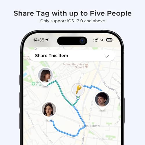 UGREEN FineTrack  iOS Only  Air Tracker Tags 4 Pack  2 Year Replaceable Battery Bluetooth Tracker Compatible with Apple Find My  Item Finder Smart Tag for Keys  Luggage  Wallet    Apple MFi Certified 