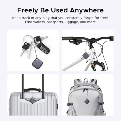 UGREEN FineTrack  iOS Only  Air Tracker Tags 4 Pack  2 Year Replaceable Battery Bluetooth Tracker Compatible with Apple Find My  Item Finder Smart Tag for Keys  Luggage  Wallet    Apple MFi Certified 