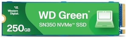 Western Digital 1TB WD Green SN350 NVMe Internal SSD Solid State Drive   Gen3 PCIe  QLC  M 2 2280  Up to 3 200 MB/s   WDS100T3G0C