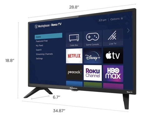 Westinghouse 32" 720P HD Smart Roku TV WR32HT2212