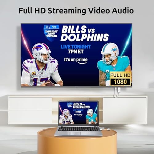 Wireless HDMI Transmitter and Receiver 328FT/100M  2 4G 5G Plug & Play Wireless HDMI Extender Kit 4K Decode for Video and Audio to Monitor from Laptop