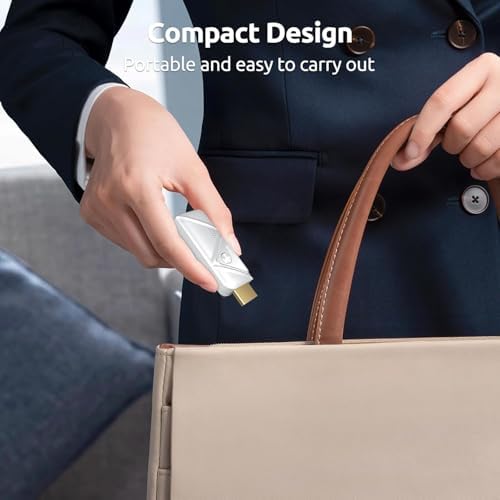 Wireless HDMI Transmitter and Receiver 328FT/100M  2 4G 5G Plug & Play Wireless HDMI Extender Kit 4K Decode for Video and Audio to Monitor from Laptop