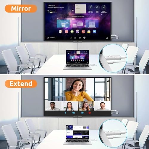 Wireless HDMI Transmitter and Receiver 328FT/100M  2 4G 5G Plug & Play Wireless HDMI Extender Kit 4K Decode for Video and Audio to Monitor from Laptop