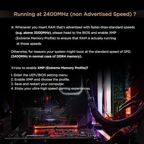  DDR4 RAM  GIGASTONE Game PRO 32GB Kit  2x16GB  DDR4 3200MHz PC4 25600 CL 16 18 18 40 Intel XMP 2 0 AMD Ryzen 1 35V UDIMM 288 Pin Unbuffered Non ECC High Performance Gaming Desktop Memory   White
