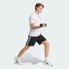 adidas men Train Essentials Piqué 3 Stripes Training Shorts