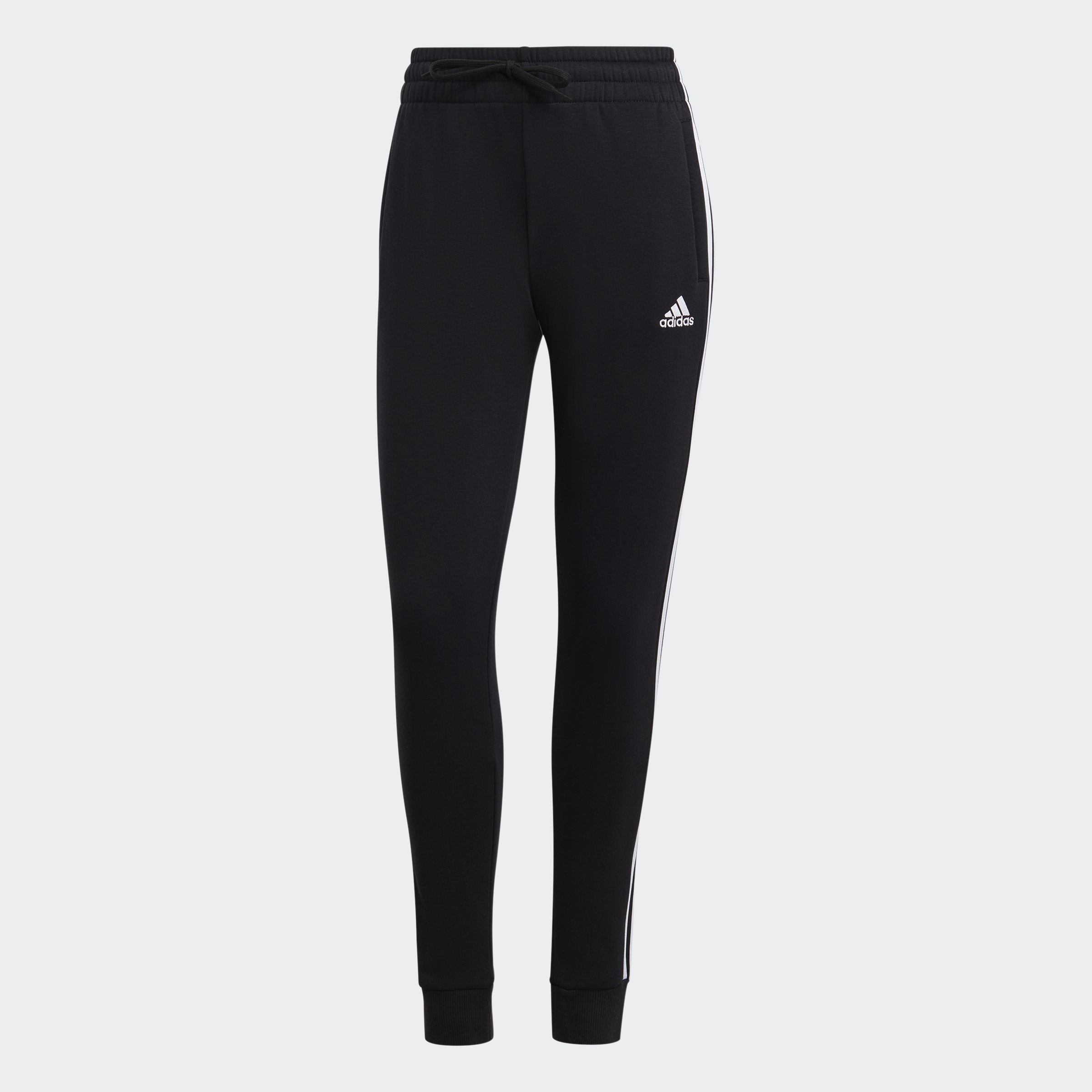 adidas women Essentials 3 Stripes Fleece Pants