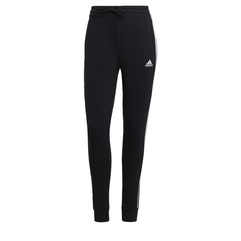 adidas women Essentials 3 Stripes Fleece Pants