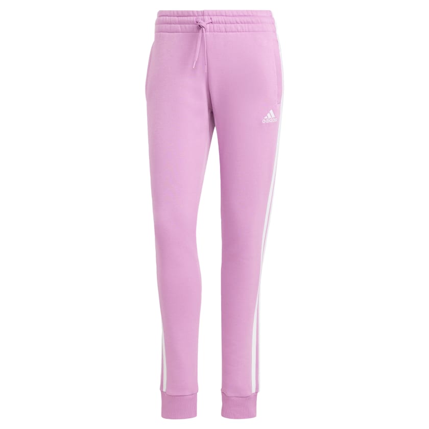 adidas women Essentials 3 Stripes Fleece Pants