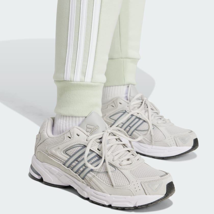 adidas women Essentials 3 Stripes Fleece Pants