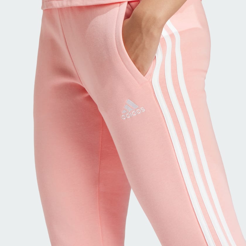 adidas women Essentials 3 Stripes Fleece Pants