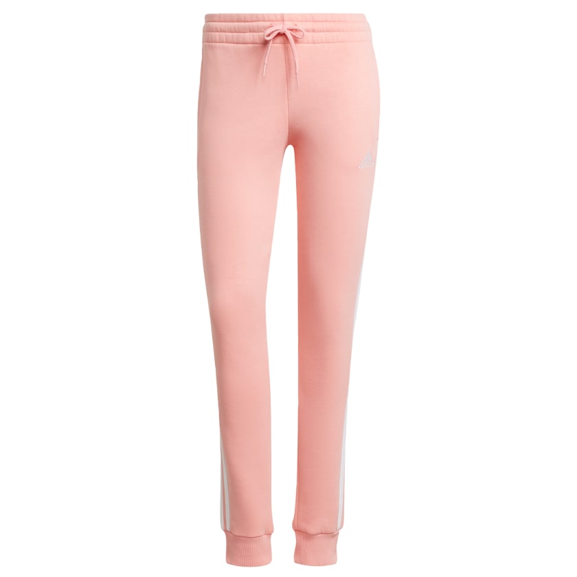 adidas women Essentials 3 Stripes Fleece Pants