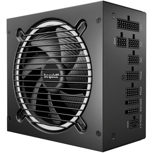 be quiet  Pure Power 13 M 1000W Power Supply  80 Plus  Gold Certification  ATX 3 1 PSU  Support for PCIe 5 1 GPUs  semi Passive 120mm be quiet  Fan  LLC Technology  Single Rail  for Overclocked GPUs