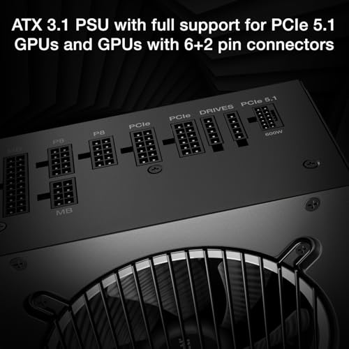 be quiet  Pure Power 13 M 1000W Power Supply  80 Plus  Gold Certification  ATX 3 1 PSU  Support for PCIe 5 1 GPUs  semi Passive 120mm be quiet  Fan  LLC Technology  Single Rail  for Overclocked GPUs