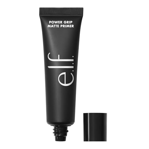 e l f  Power Grip Matte Primer  Gel Based & Hydrating Face Primer For Smoothing Skin & Gripping Makeup  Moisturizes & Primes  Vegan & Cruelty Free