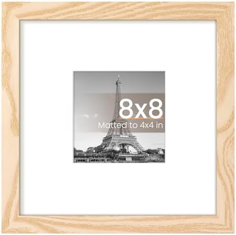upsimples 11x14 Picture Frame  Display Pictures 8x10 with Mat or 11x14 Without Mat  Wall Hanging Photo Frame  Black  1 Pack