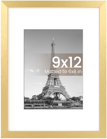 upsimples 11x14 Picture Frame  Display Pictures 8x10 with Mat or 11x14 Without Mat  Wall Hanging Photo Frame  Black  1 Pack