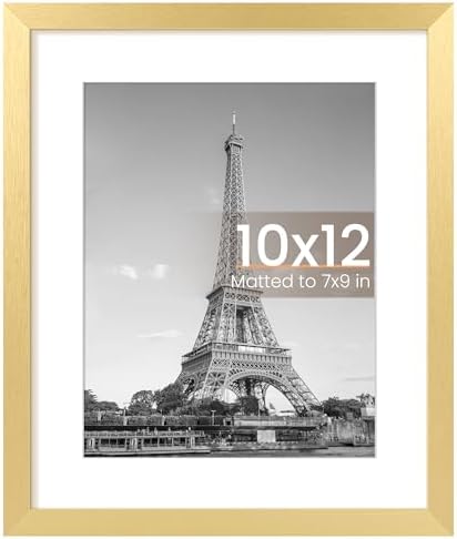 upsimples 11x14 Picture Frame  Display Pictures 8x10 with Mat or 11x14 Without Mat  Wall Hanging Photo Frame  Black  1 Pack