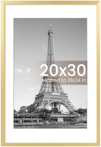 upsimples 11x14 Picture Frame  Display Pictures 8x10 with Mat or 11x14 Without Mat  Wall Hanging Photo Frame  Black  1 Pack