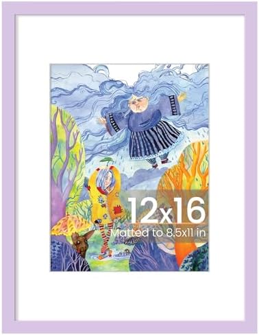 upsimples 11x14 Picture Frame  Display Pictures 8x10 with Mat or 11x14 Without Mat  Wall Hanging Photo Frame  Black  1 Pack