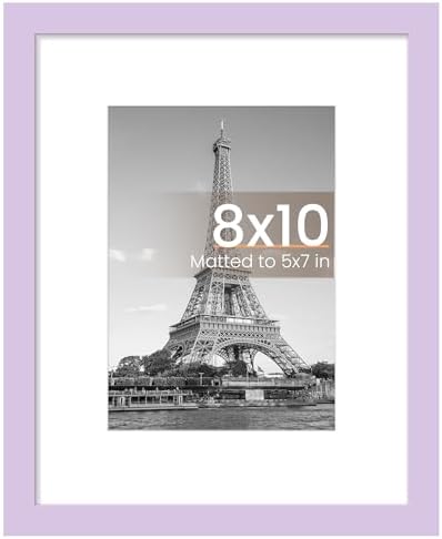 upsimples 11x14 Picture Frame  Display Pictures 8x10 with Mat or 11x14 Without Mat  Wall Hanging Photo Frame  Black  1 Pack