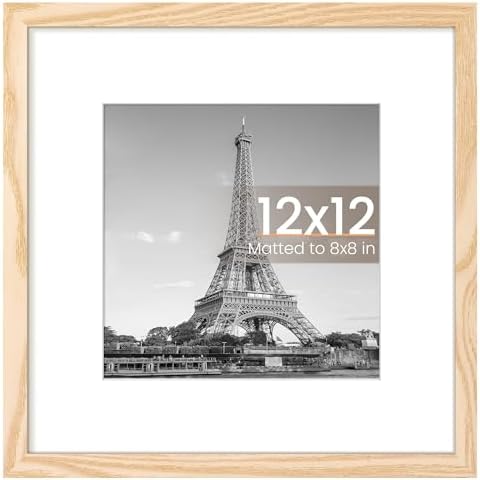 upsimples 11x14 Picture Frame  Display Pictures 8x10 with Mat or 11x14 Without Mat  Wall Hanging Photo Frame  Black  1 Pack