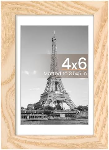 upsimples 11x14 Picture Frame  Display Pictures 8x10 with Mat or 11x14 Without Mat  Wall Hanging Photo Frame  Black  1 Pack