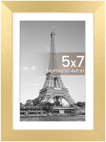 upsimples 11x14 Picture Frame  Display Pictures 8x10 with Mat or 11x14 Without Mat  Wall Hanging Photo Frame  Black  1 Pack