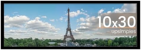 upsimples 11x14 Picture Frame  Display Pictures 8x10 with Mat or 11x14 Without Mat  Wall Hanging Photo Frame  Black  1 Pack