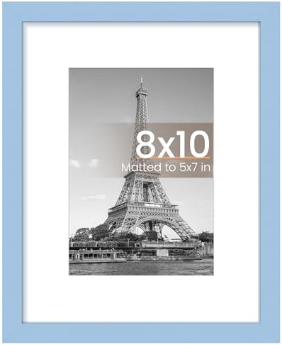 upsimples 11x14 Picture Frame  Display Pictures 8x10 with Mat or 11x14 Without Mat  Wall Hanging Photo Frame  Black  1 Pack