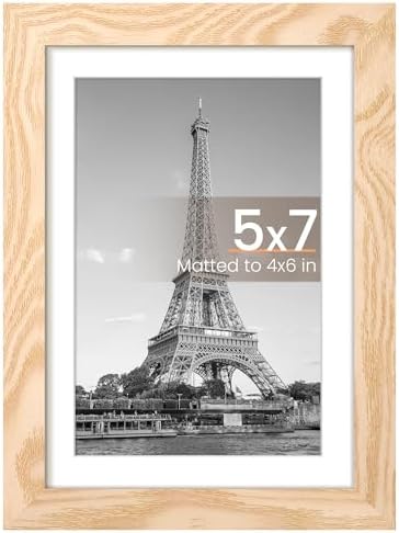 upsimples 11x14 Picture Frame  Display Pictures 8x10 with Mat or 11x14 Without Mat  Wall Hanging Photo Frame  Black  1 Pack