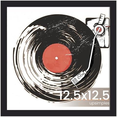 upsimples 11x14 Picture Frame  Display Pictures 8x10 with Mat or 11x14 Without Mat  Wall Hanging Photo Frame  Black  1 Pack