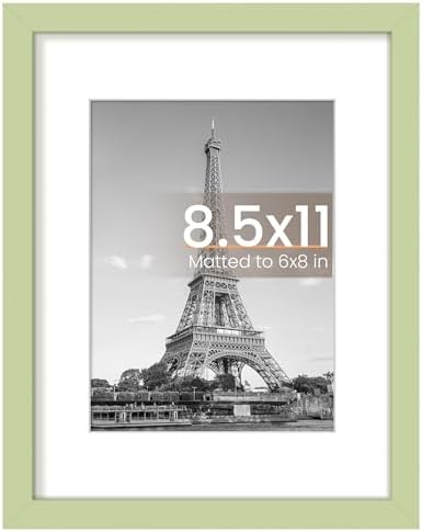 upsimples 11x14 Picture Frame  Display Pictures 8x10 with Mat or 11x14 Without Mat  Wall Hanging Photo Frame  Black  1 Pack