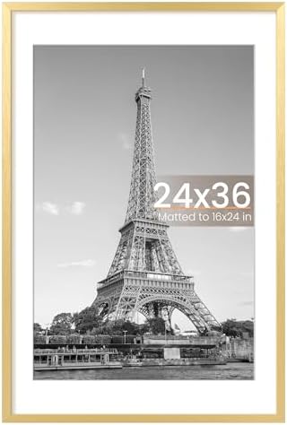 upsimples 11x14 Picture Frame  Display Pictures 8x10 with Mat or 11x14 Without Mat  Wall Hanging Photo Frame  Black  1 Pack