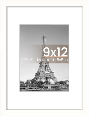upsimples 11x14 Picture Frame  Display Pictures 8x10 with Mat or 11x14 Without Mat  Wall Hanging Photo Frame  Black  1 Pack